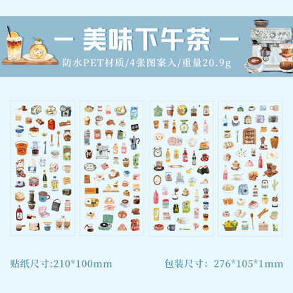 Stickers objetos cotidianos-4 pzas