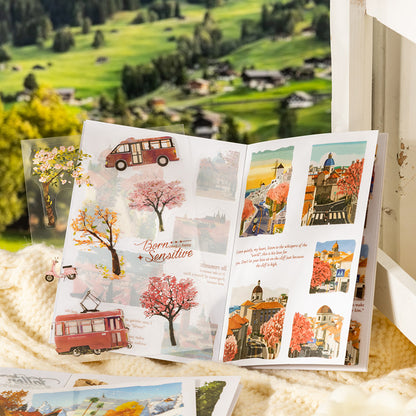 Libro de stickers Nordic seasons-18 hojas