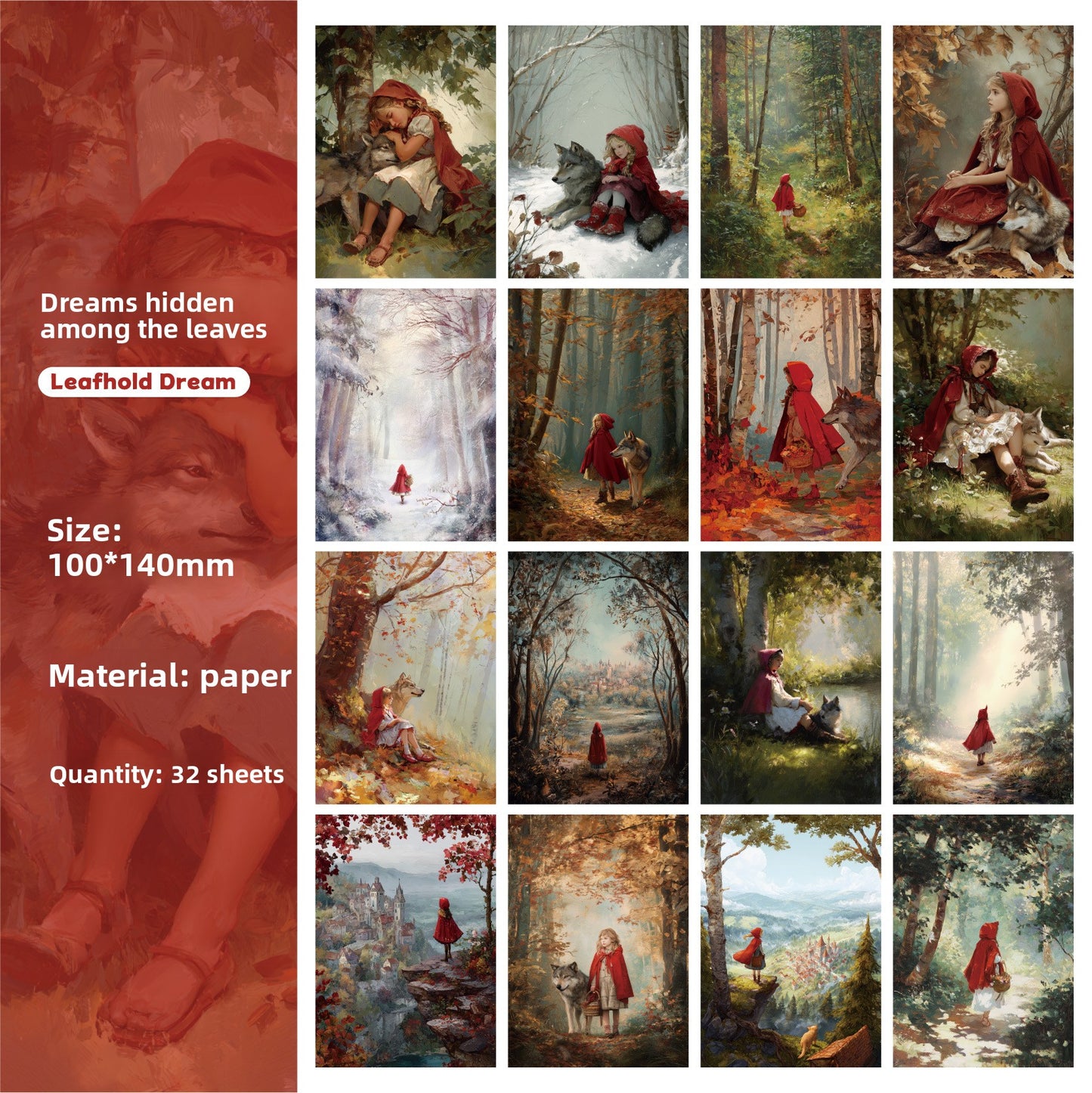 Papel fairy fantasy-32 pzas