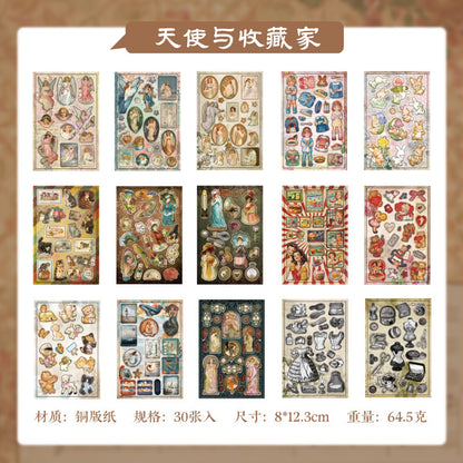 Librito de stickers old carnival tour-30 pzas