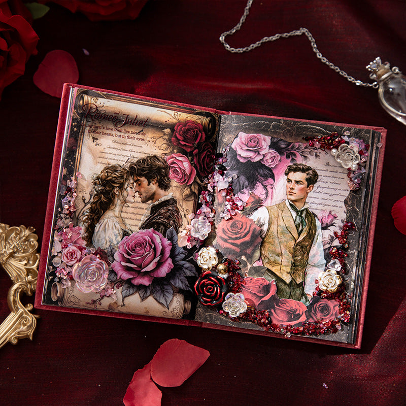 Libro decopapel letter from a rose-36 pzas