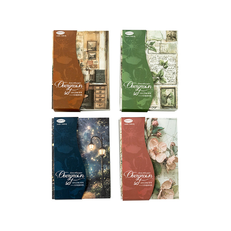Papeles overgrown-200 pzas