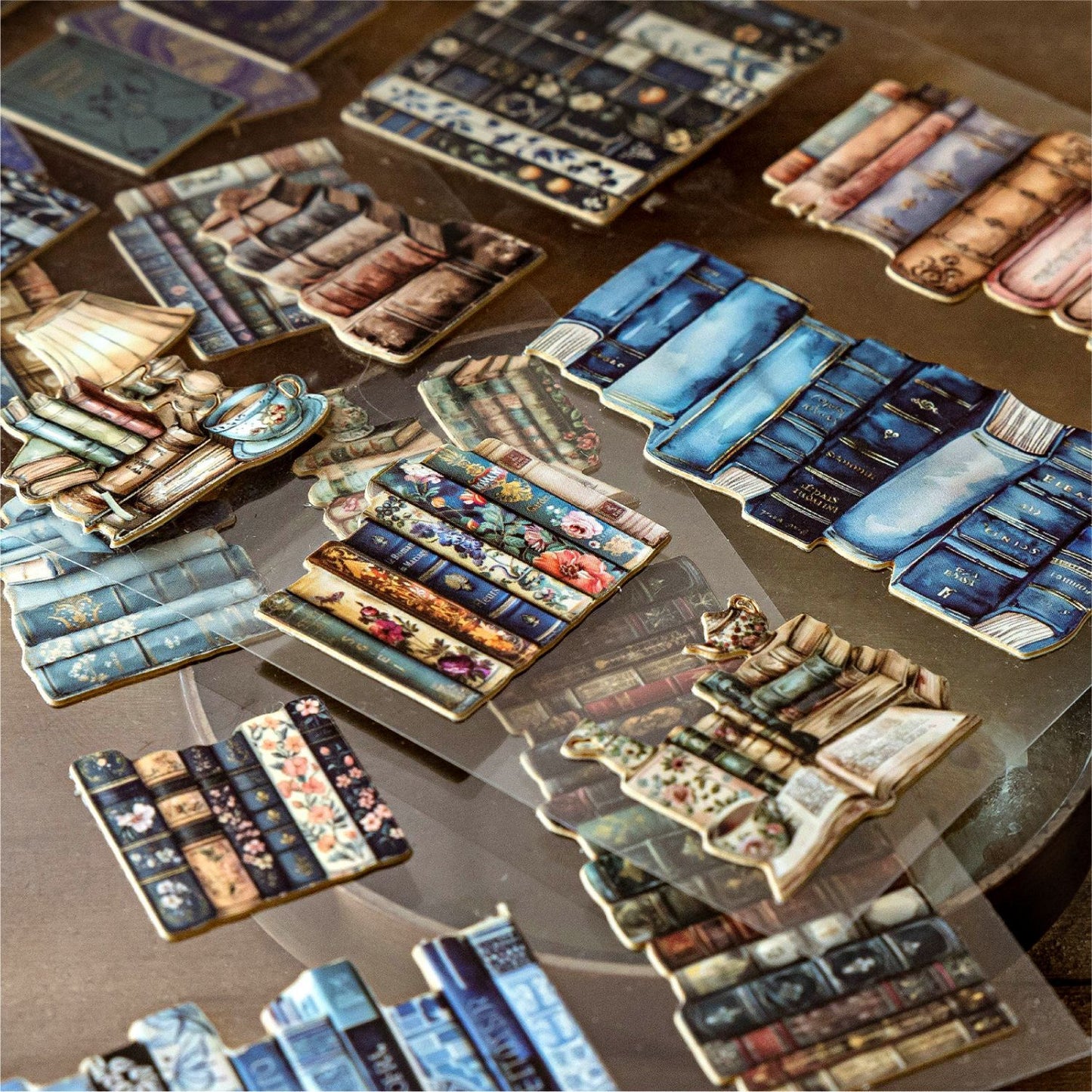 Stickers libros 3D-2 pzas