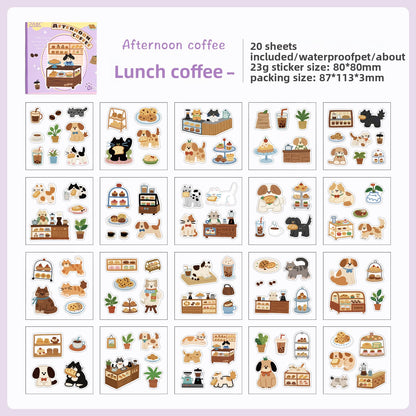 Block stickers cat-20 hojas