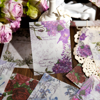 Block decopaper roses-30 pzas
