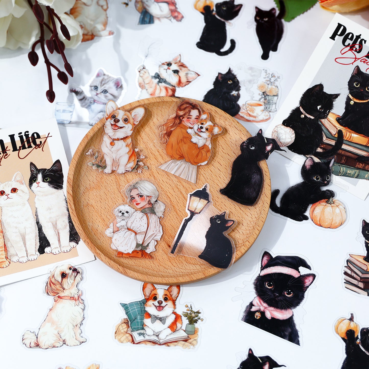 Stickers pets in life-40 pzas