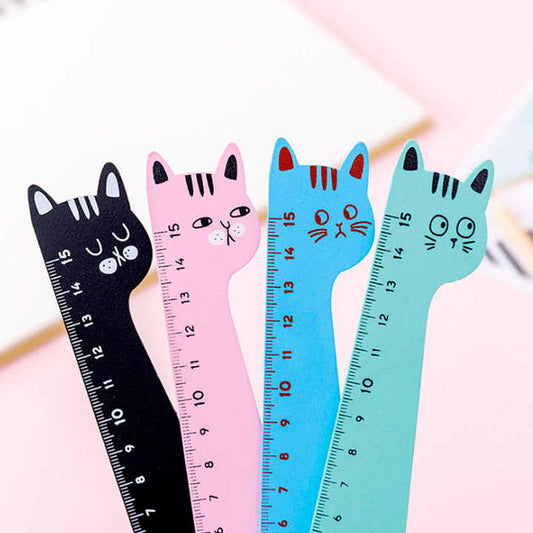 Regla de madera gatos-15 cm