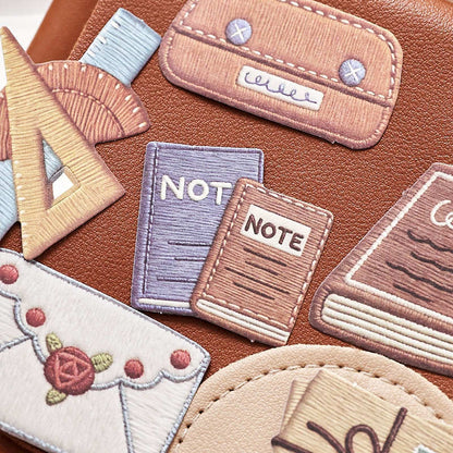 Stickers estilo bordados-20 pzas