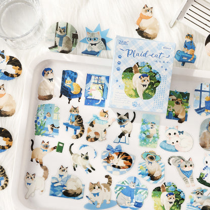 Caja de stickers kitty XL-60 pzas