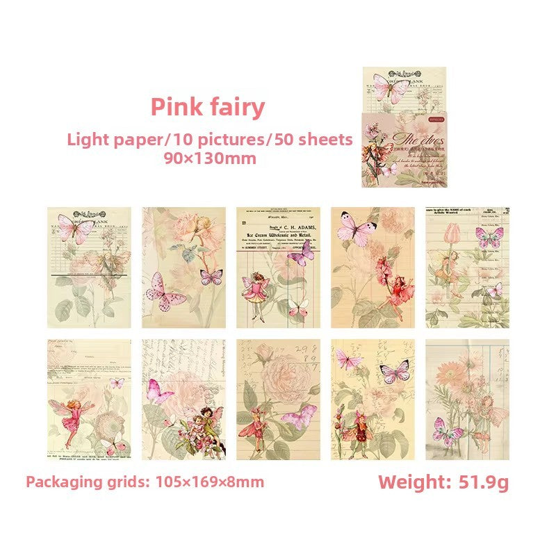 Set decopapel the elves-50 pzas