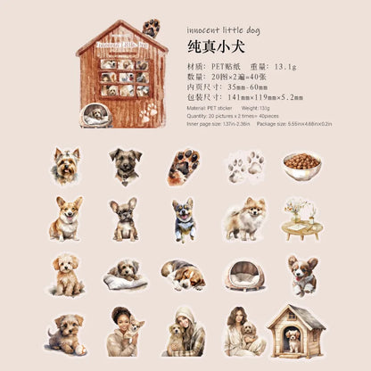 Sticker Small Pet Paradise-40 pzas