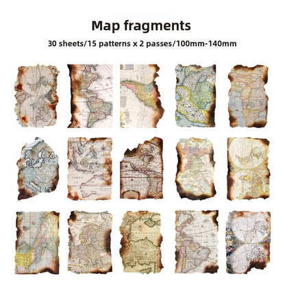 Set de papeles fragments-30 pzas