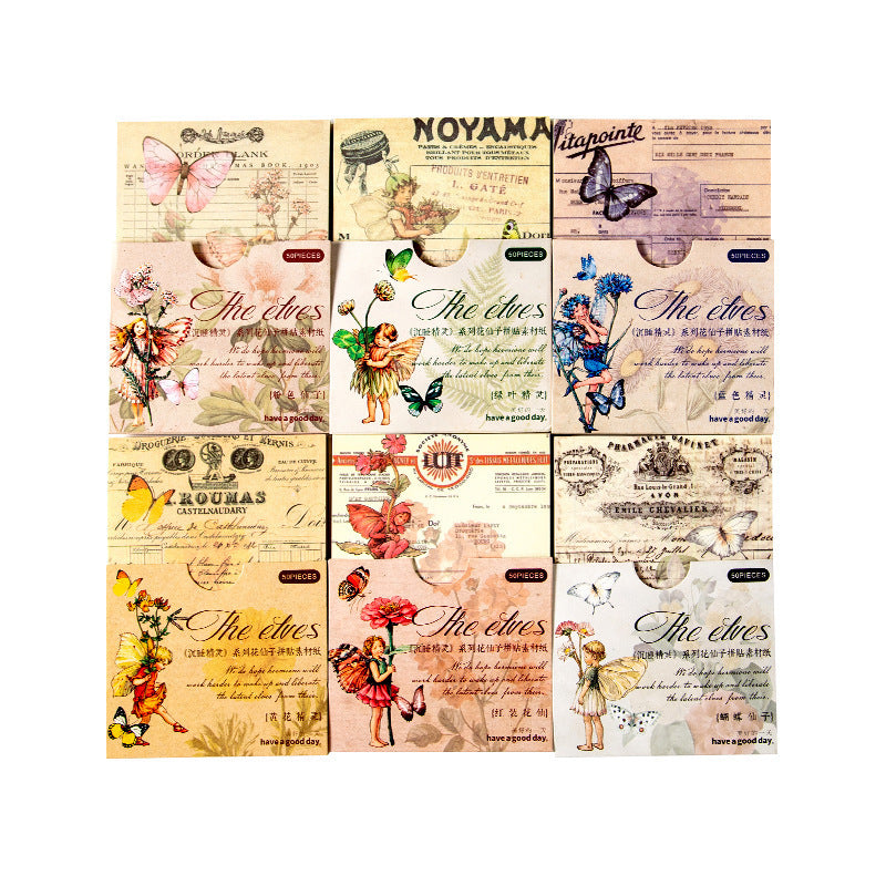 Set decopapel the elves-50 pzas