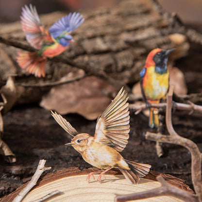 Stickers forest bird-20 pzas