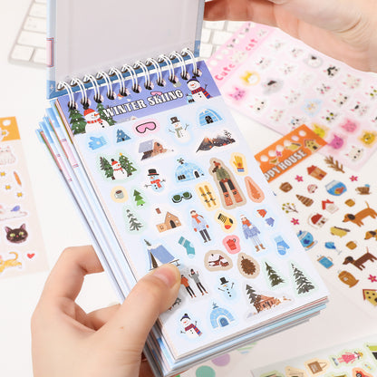 Block de stickers happines-32 hojas