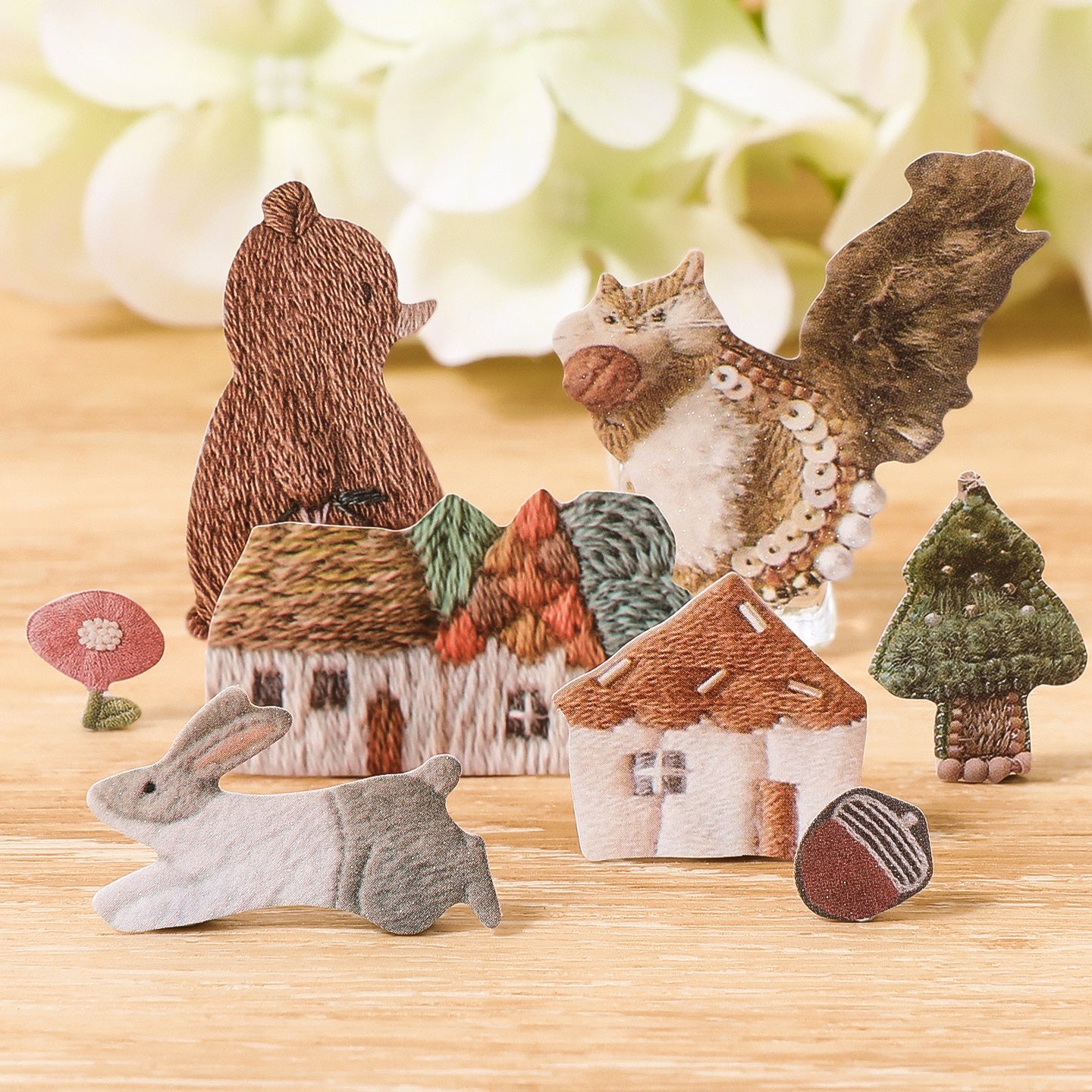 Librito japonés estilo bordado-30 hojas