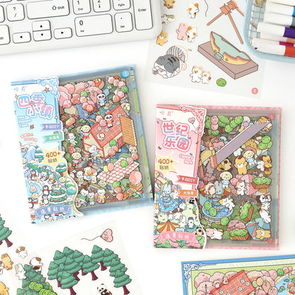 Set de escenario cute island