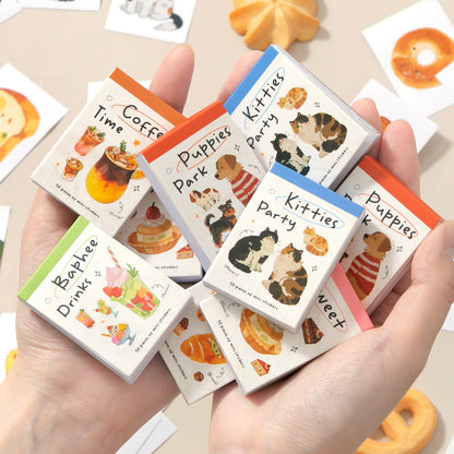 Mini librito de stickers cute-50 pzas