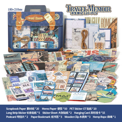 Set de papeleria maleta-115 pzas