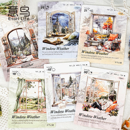 Stickers windows weather-15 pzas