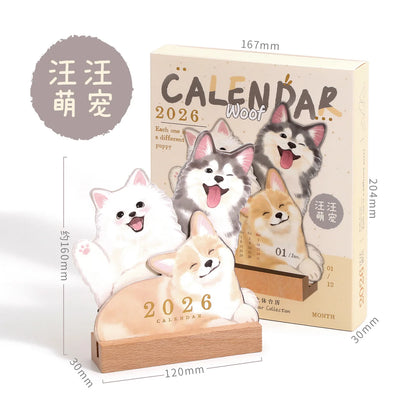 Calendario mascotas 2026