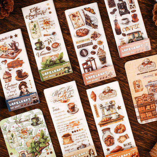 Stickers transfer coffee-3 pzas