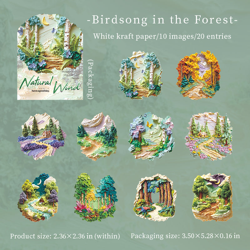 Stickers natural wind-20 pzas
