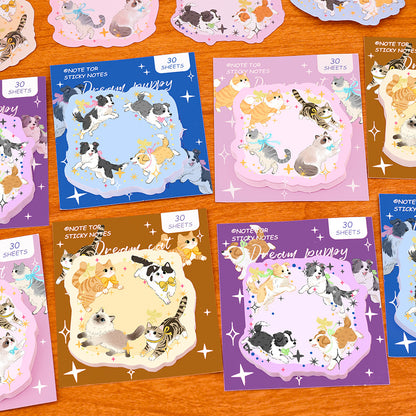 Notepad dream cat puppy-30 pzas