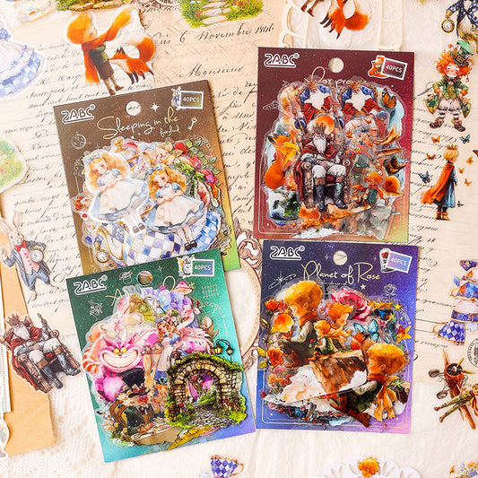 Stickers fantastic journey-40 pzas