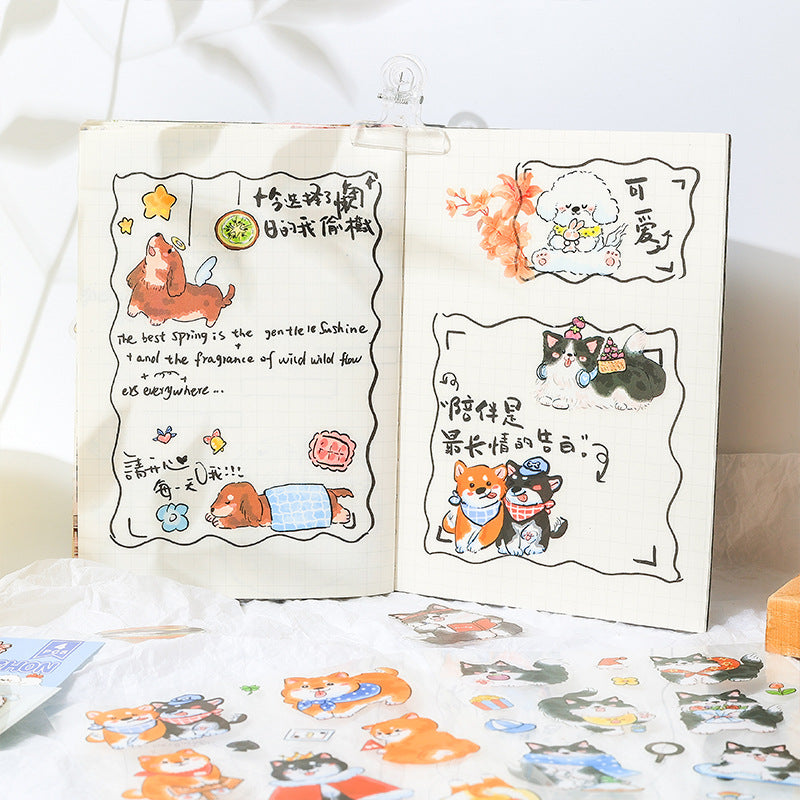 Stickers perritos-4 planchas
