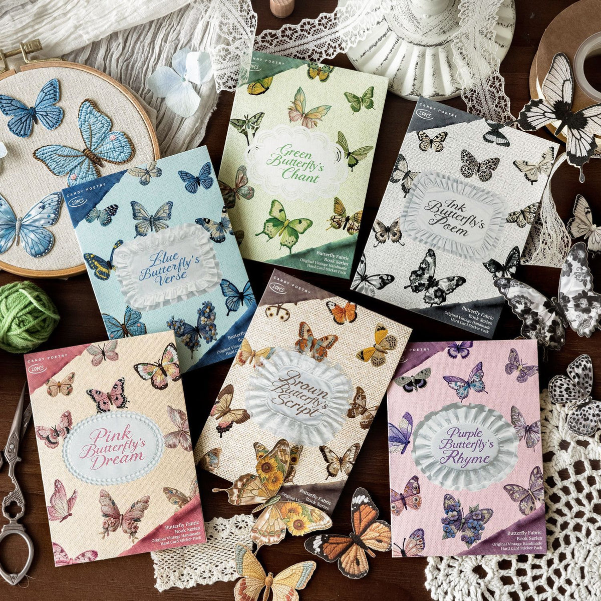 Stickers butterfly-20 pzas