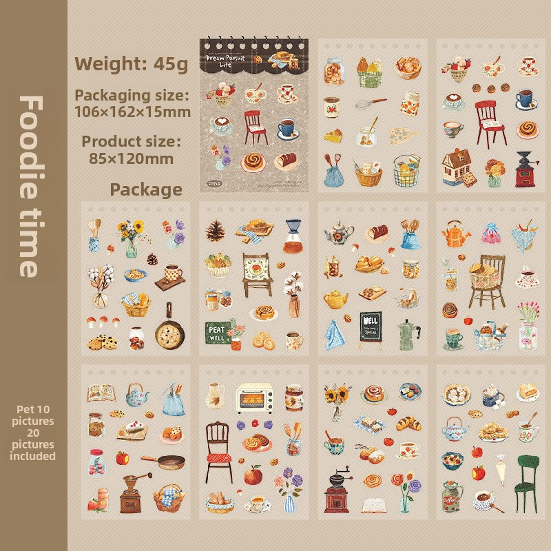 Libro de stickers dream pursuit life-20 hojas