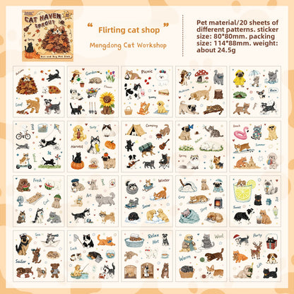 Librito cat and dog pet club-20 hojas