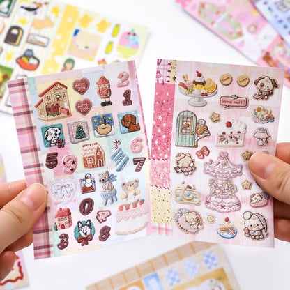 Libro de stickers estilo japones inspiration vitality-30 hojas