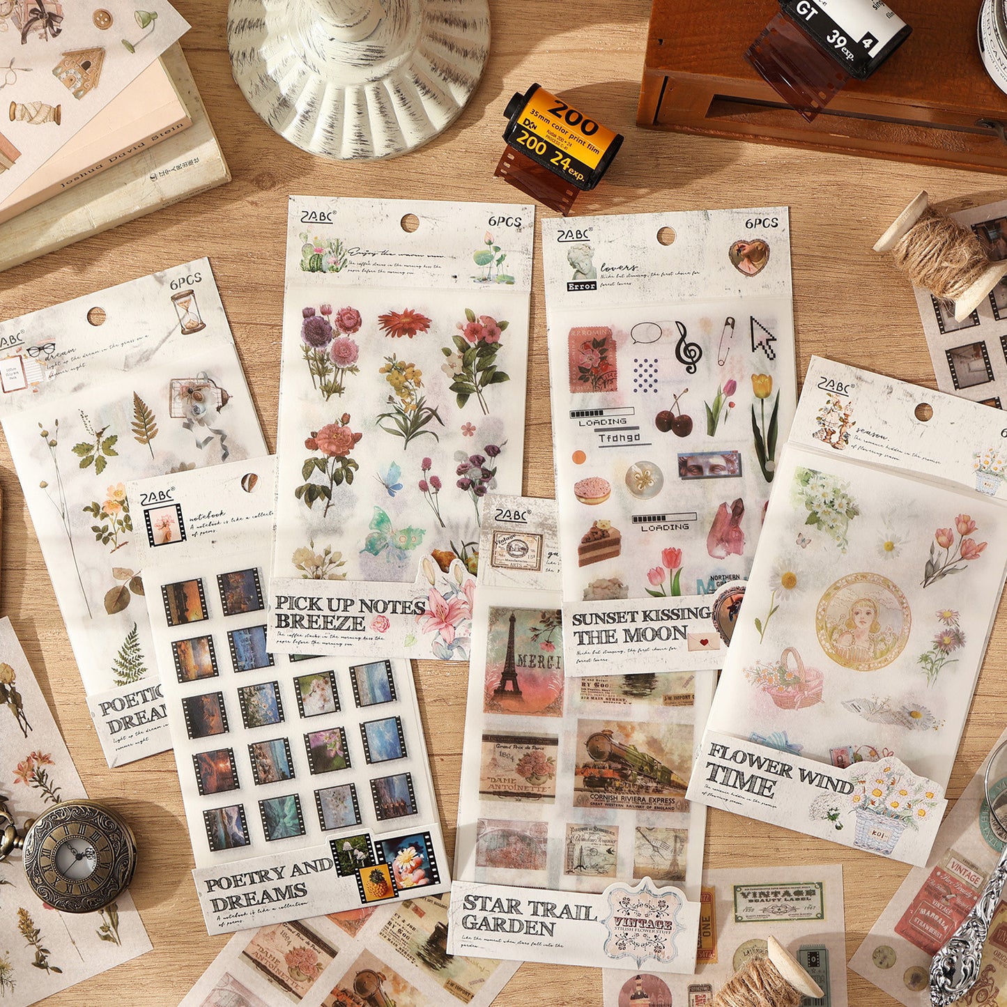 Stickers film cut-6 planchas