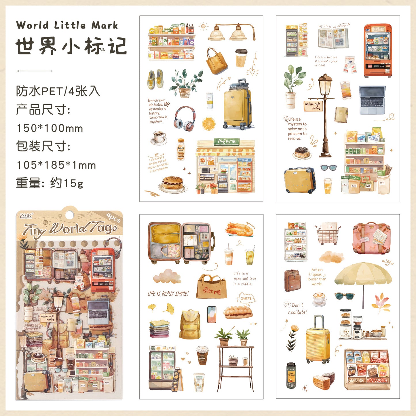 Stickers planner-4 planchas