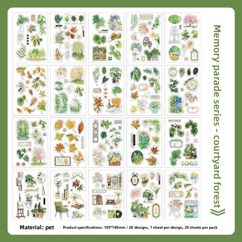 Libro stickers memory parade-20 hojas