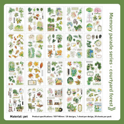 Libro stickers memory parade-20 hojas