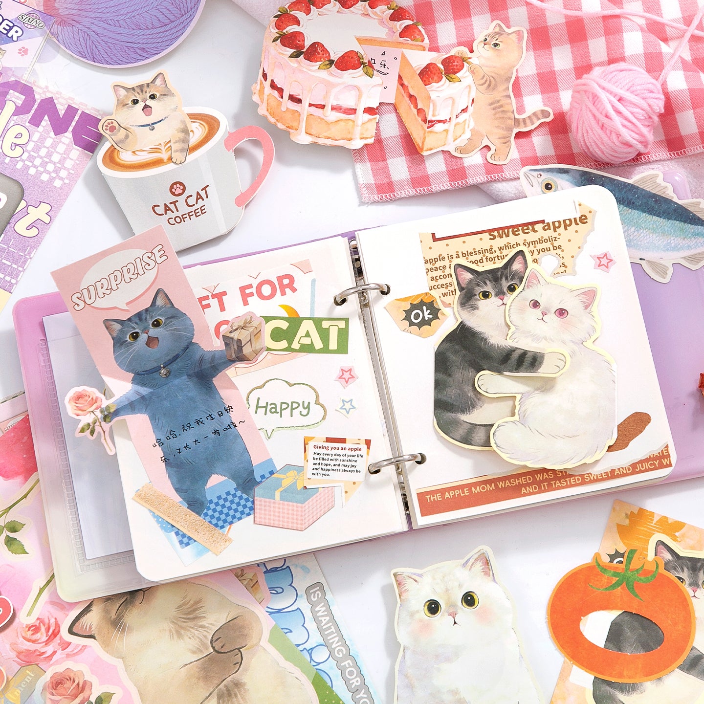 Block para tarjetas pop up-16 pzas