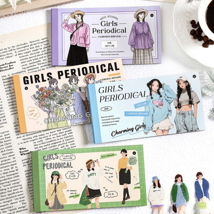 Libro de stickers girls-20 hojas