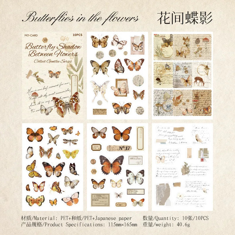 Revista stickers gentlee series-10 hojas