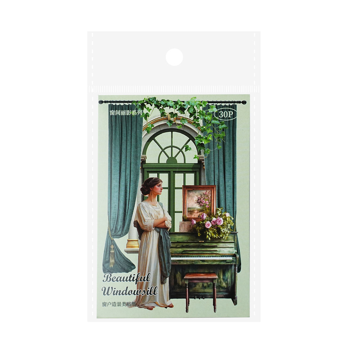 Stickers beautiful windowsill-30 pzas