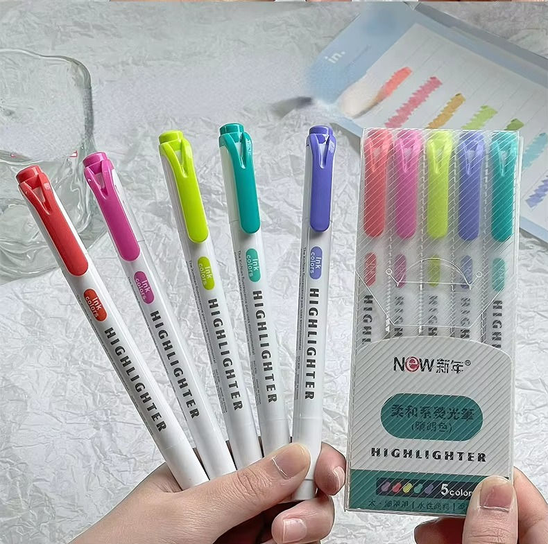 Resaltadores highlighter-5 pzas