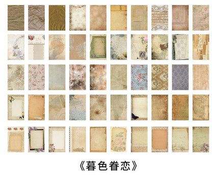 Librito retro deco paper-100 hojas