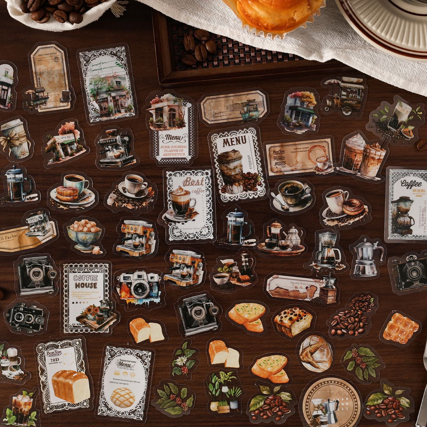 Stickers Extended life coffee-40 pzas