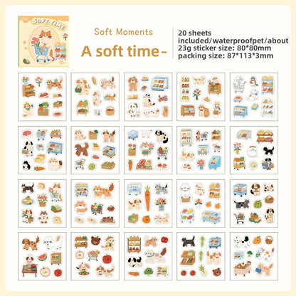 Block stickers cat-20 hojas
