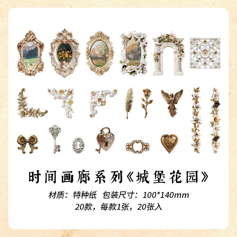 Stickers chronicles of time-20 pzas