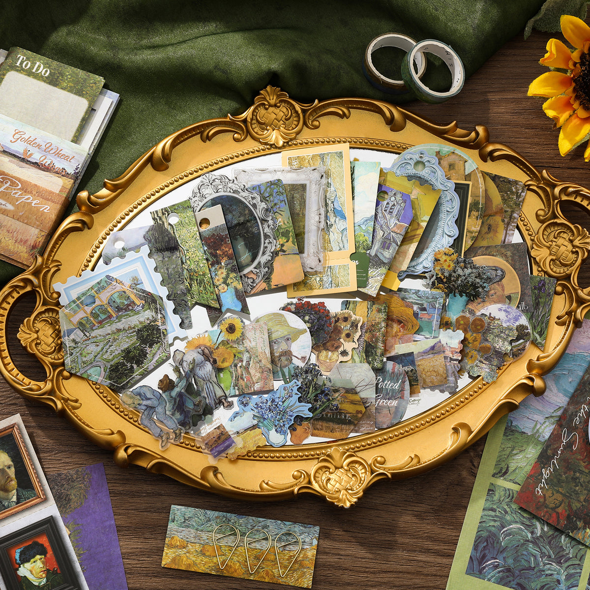 Set de papeleria Van Gogh-157 pzas