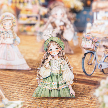 Stickers forest girls-30 pzas