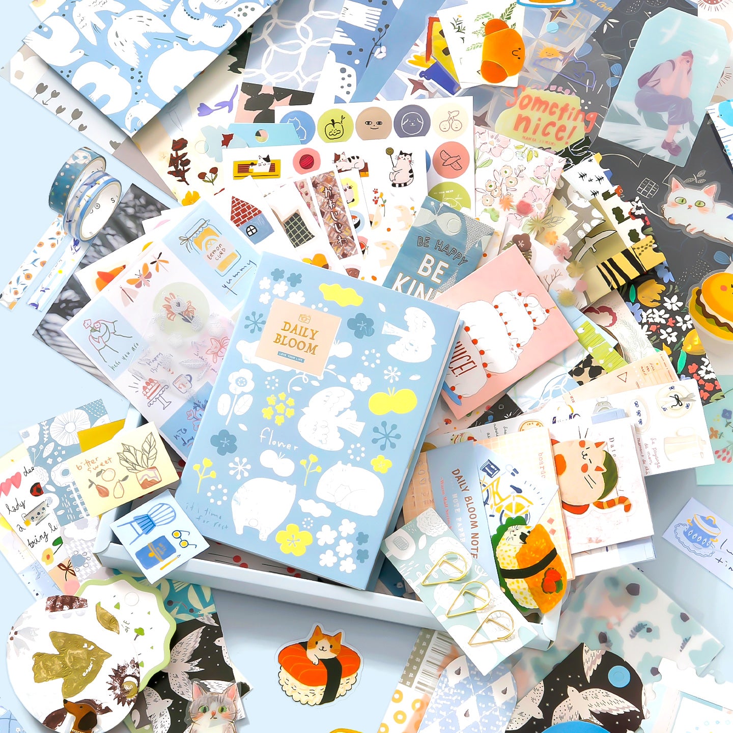 Set de papeleria Daily bloom-157 pzas